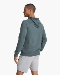 Ponto Performance Half Zip Hoodie | Lake Heather 10 Ponto Performance Half Zip Hoodie | Lake Heather -Men's Apparel Shop V244HLK FA23 M ECOMM fleece BACK TOPS 6