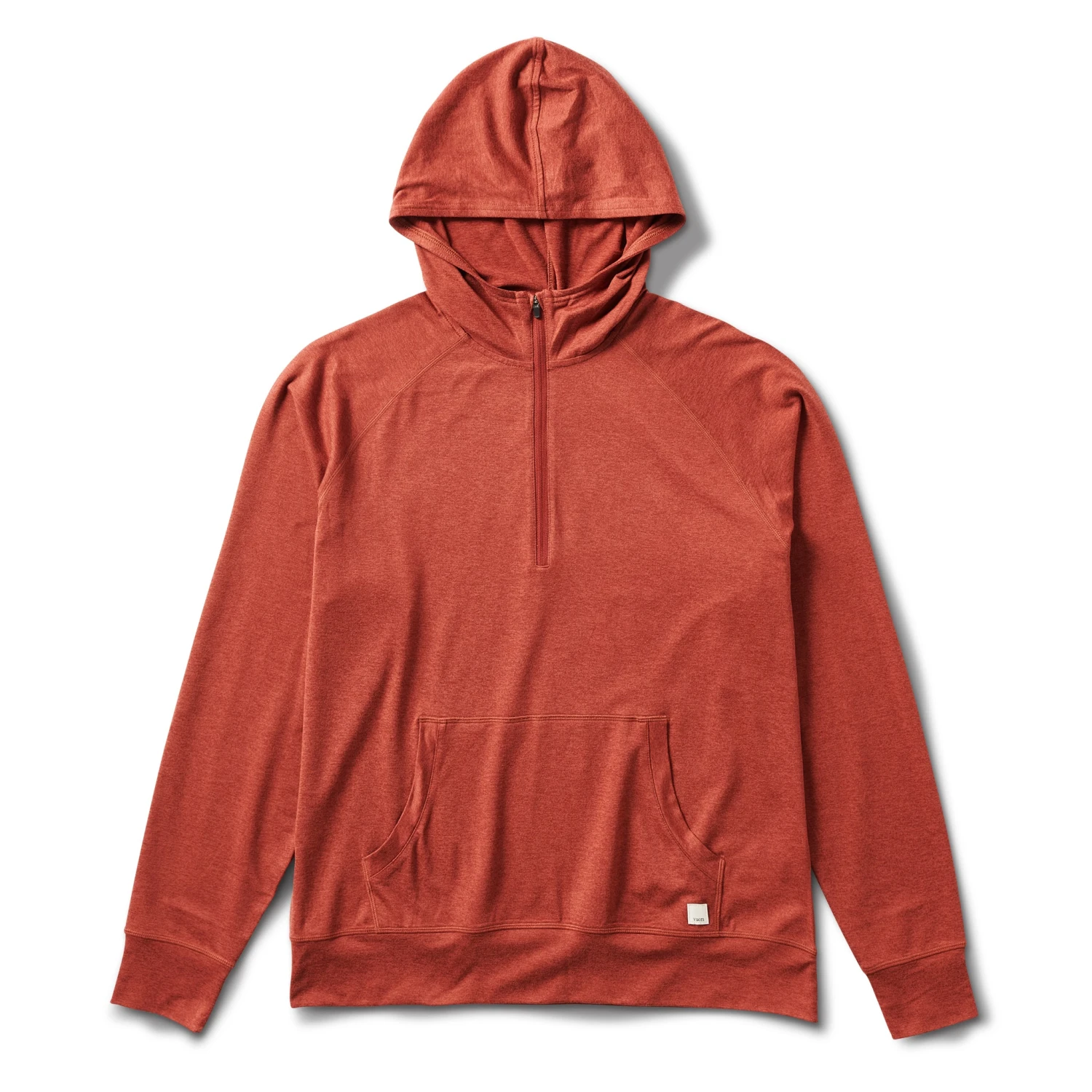 Ponto Performance Half Zip Hoodie | Red Clay Heather 3 Ponto Performance Half Zip Hoodie | Red Clay Heather