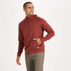 Ponto Performance Half Zip Hoodie | Red Clay Heather 10 Ponto Performance Half Zip Hoodie | Red Clay Heather -Men's Apparel Shop V244HRC 2 671e981a 4c0a 400e be35 cc5887e3231b