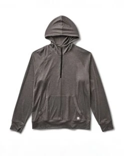 Ponto Performance Half Zip Hoodie | Smoke Heather