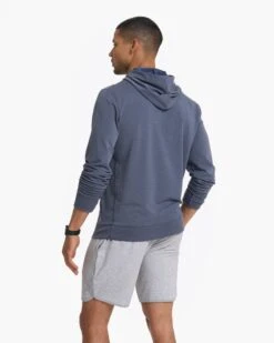 Austin Hoodie | Azure Heather -Men's Apparel Shop V254HAZ 2186