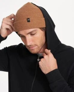 Performance Waffle Zip Hoodie | Washed Black -Men's Apparel Shop V259WBL FA22 M ECOMM FULL 2378 corrected