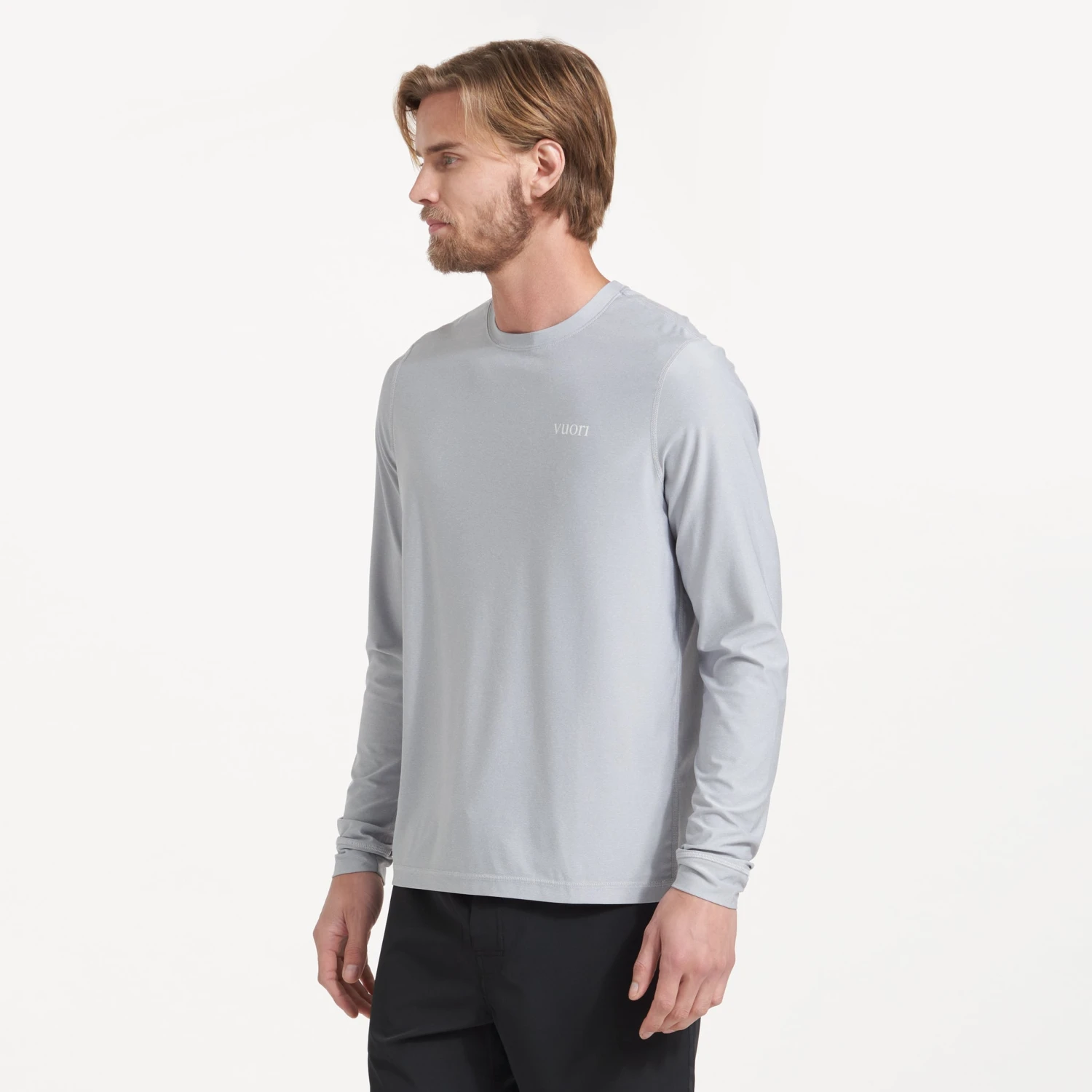Long-Sleeve Uluwatu 2.0 Water Tee | Platinum Heather 5 Long-Sleeve Uluwatu 2.0 Water Tee | Platinum Heather - Image 3