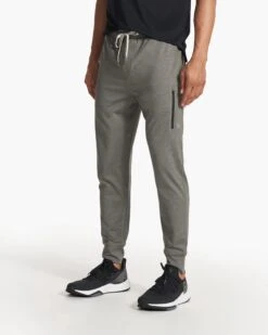 Sunday Performance Jogger | Dusty Pine Heather -Men's Apparel Shop V416HDY FA23 M ECOMM PANTS FRONT ALT BOTTOMS 4