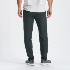 Ponto Performance Pant | Blackened Green Heather -Men's Apparel Shop V418HBG 3