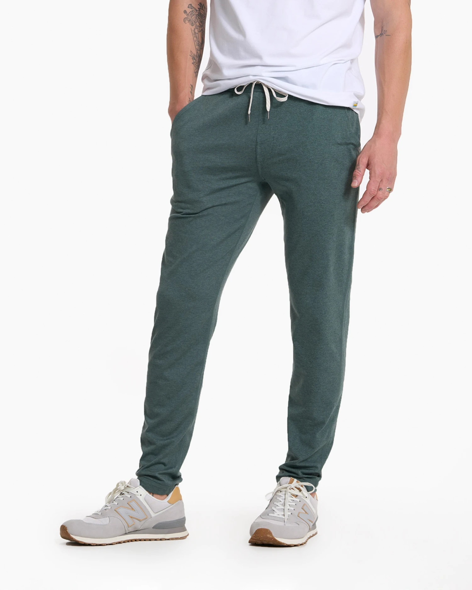 Ponto Performance Pant | Kelp Heather 4 Ponto Performance Pant | Kelp Heather - Image 2