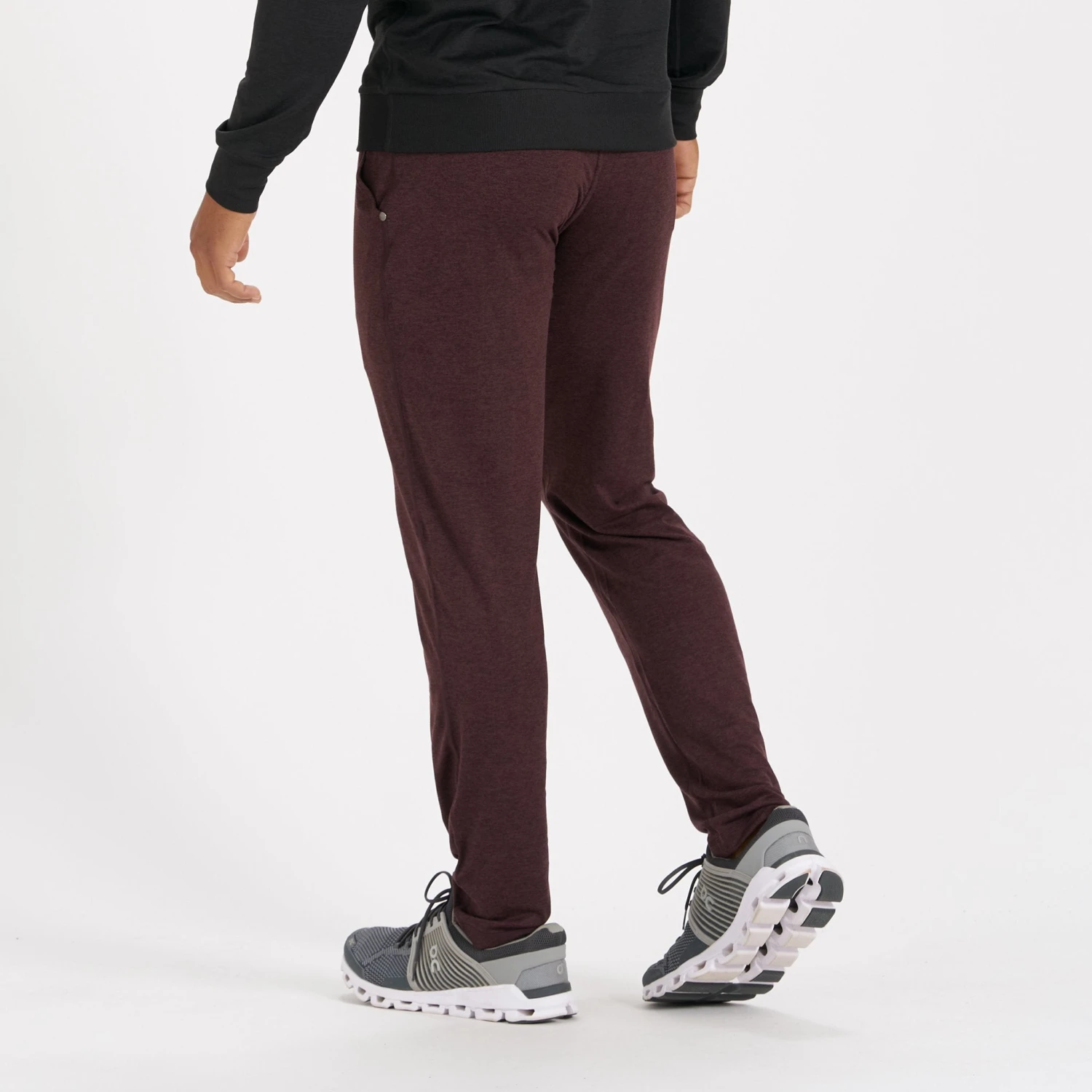 Ponto Performance Pant | Oxblood Heather 5 Ponto Performance Pant | Oxblood Heather - Image 3