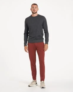Ponto Performance Pant | Red Clay Heather -Men's Apparel Shop V418HRC 2208