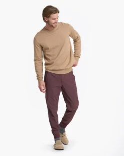 Meta Jogger | Chestnut -Men's Apparel Shop V436CHN 3118