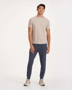 Ponto Performance Jogger | Azure Heather -Men's Apparel Shop V438HAZ 3738