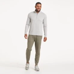 Ponto Performance Jogger | Light Oregano Heather -Men's Apparel Shop V438HLO 1571