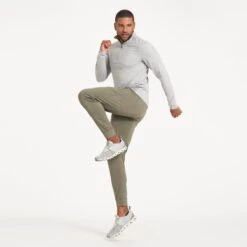 Ponto Performance Jogger | Light Oregano Heather -Men's Apparel Shop V438HLO 1585