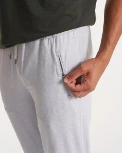 Ponto Performance Jogger | Platinum Heather -Men's Apparel Shop V438HPT FA22 M ECOMM BOTTOM 2284