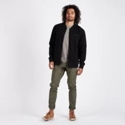 Performance Bomber | Black -Men's Apparel Shop V514BLK 3