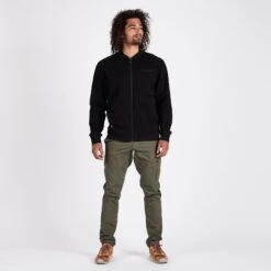 Performance Bomber | Black -Men's Apparel Shop V514BLK 4