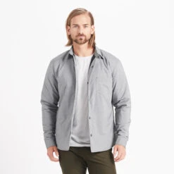 Atlas Jacket | Heather Grey -Men's Apparel Shop V522HTG 2 update