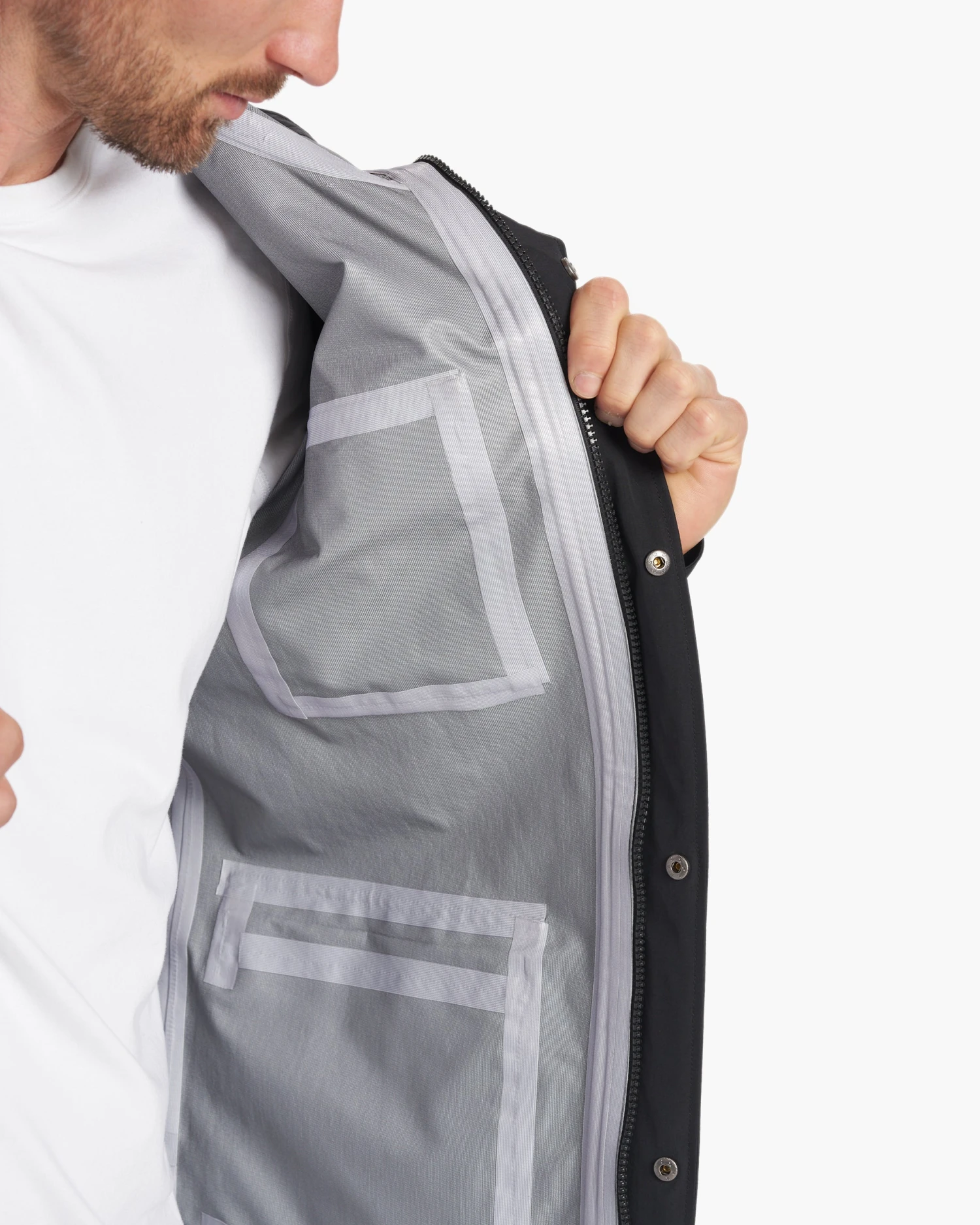 Palisades Rain Jacket | Black 8 Palisades Rain Jacket | Black - Image 6