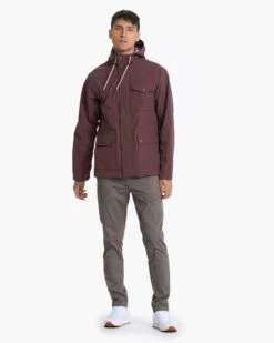 Palisades Rain Jacket | Chestnut -Men's Apparel Shop V525CHN 04303