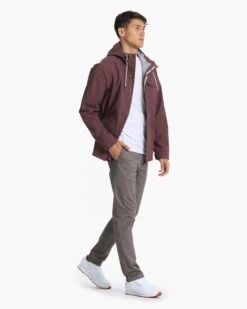 Palisades Rain Jacket | Chestnut -Men's Apparel Shop V525CHN 04325