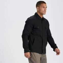 Ripstop Jacket | Black 9 Ripstop Jacket | Black -Men's Apparel Shop V527BLK 2