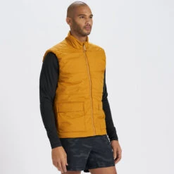 Topanga Insulation Vest | Cognac -Men's Apparel Shop V530COG 2