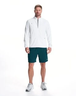 Venture Track Jacket | White -Men's Apparel Shop V536WHT FA23 M ECOMM jackets FULL 14