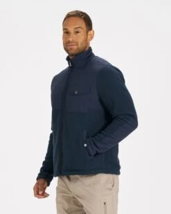 Morrow Sherpa Jacket | Ink -Men's Apparel Shop V537INK 4 be25188b 4b20 4c94 9013 d97635bf57ba