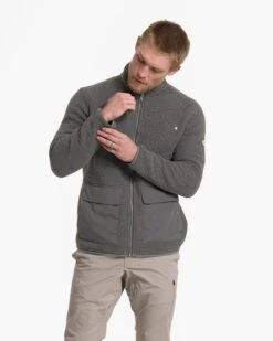 Idyllwild Sherpa Jacket | Charcoal -Men's Apparel Shop V543CCL 22FA M ECOMM JACKETS VESTS FRONT TOPS 3 v2