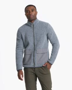 Idyllwild Sherpa Jacket | Heather Grey -Men's Apparel Shop V543HTG 01936
