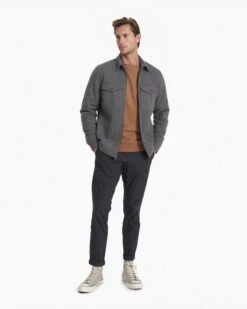 Ridgeline Wool Jacket | Charcoal Heather -Men's Apparel Shop V545HCC FA22 M ECOMM 0008