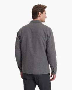 Ridgeline Wool Jacket | Charcoal Heather -Men's Apparel Shop V545HCC FA22 M ECOMM 0106