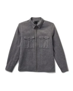 Ridgeline Wool Jacket | Charcoal Heather